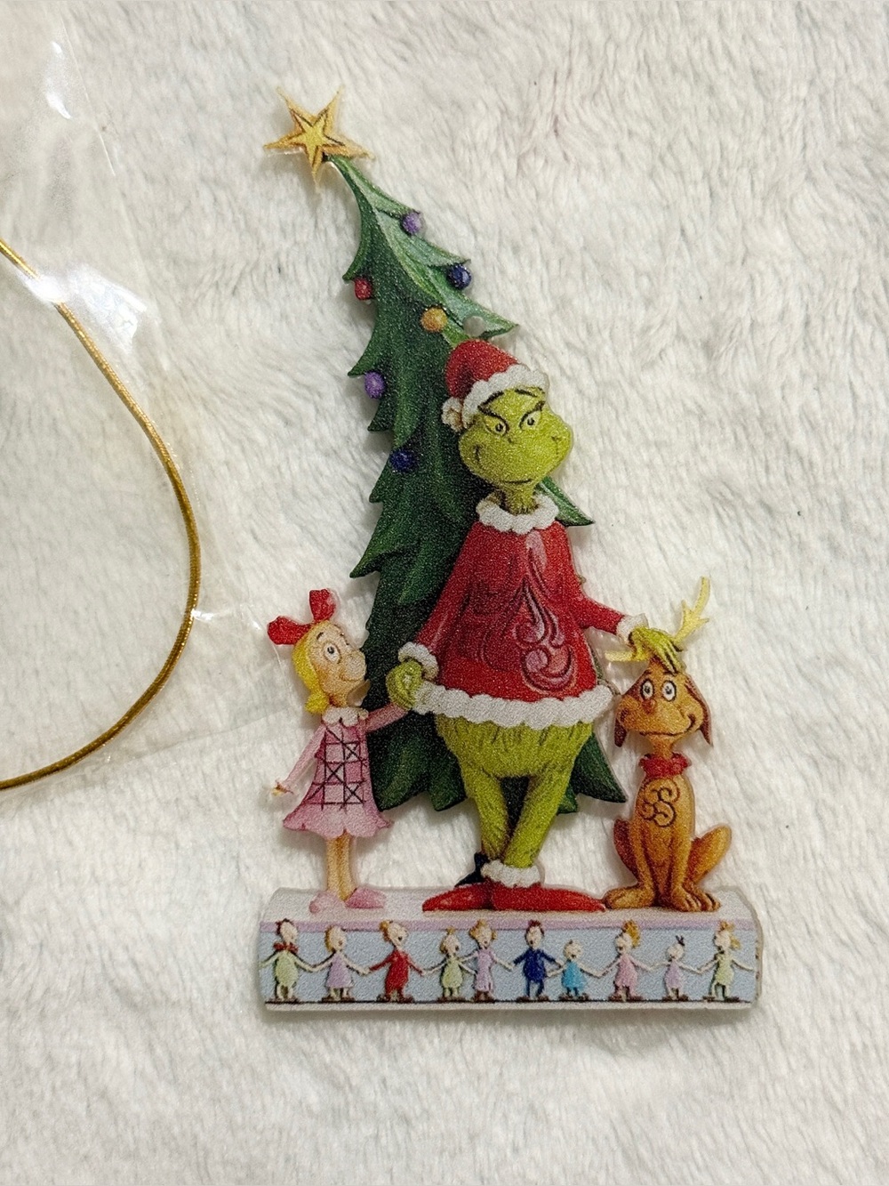 Grinch Shatterproof Acrylic Holiday Ornament